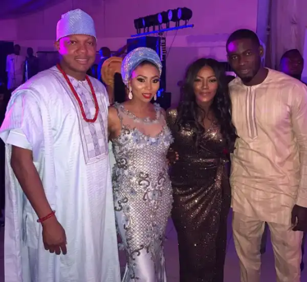 Tiwa Savage and Teebillzz pictured together for the first time since after social media saga